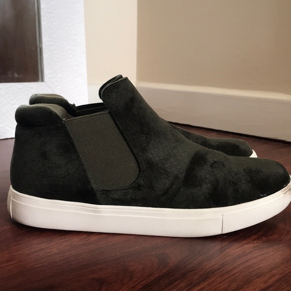 Coconuts by Matisse Shoes - Olive Green High Top Sneakers